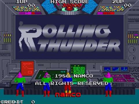 ROLLING THUNDER - NAMCO - ARCADE REVIEW