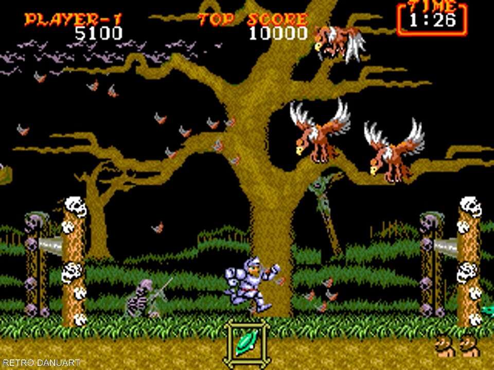 GHOULS'N GHOSTS (Sega - Mega Drive - 1989) LONGPLAY