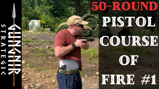 50-Round Pistol Course of Fire #1