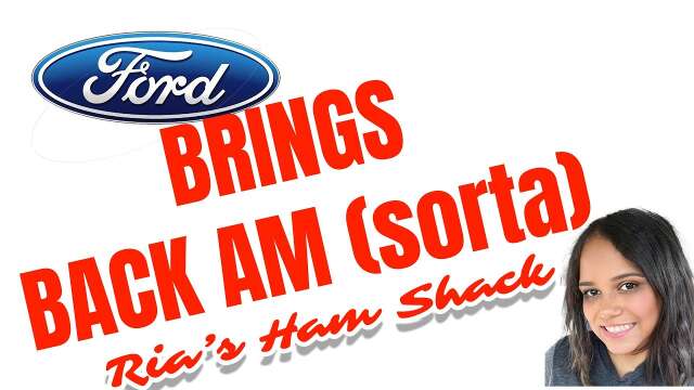 Ford BLINKS! Brings back AM radio!!!
