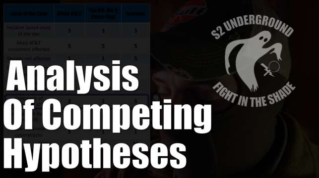 Analysis of Competing Hypotheses