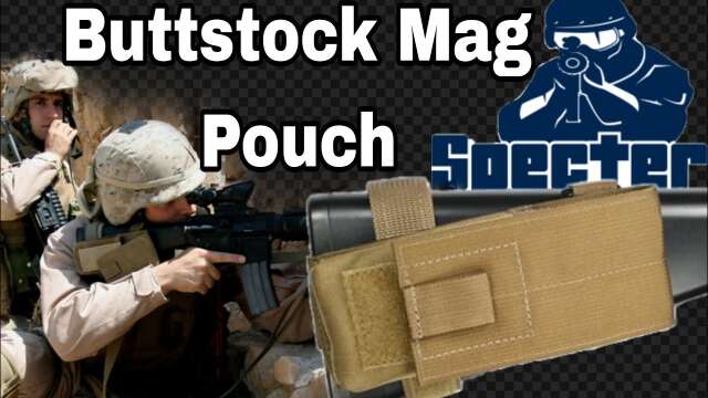 Specter Gear buttstock magazine pouch unboxing & review. Best buttstock mag pouch