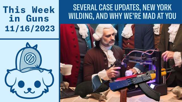 This Week in Guns 11/16/23 - Several Case Updates, New York & Other States Wilding, + Why We're Mad