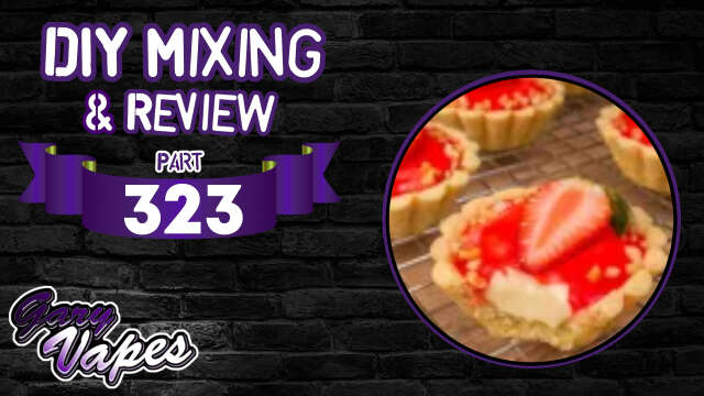 DIY E juice Mixing and Review! Mini Strawberry Cream Pie By francisit