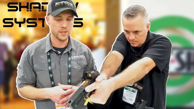 Shadow Systems "Lazer Gun", and Subcompact with Compensator. SHOT Show 2023