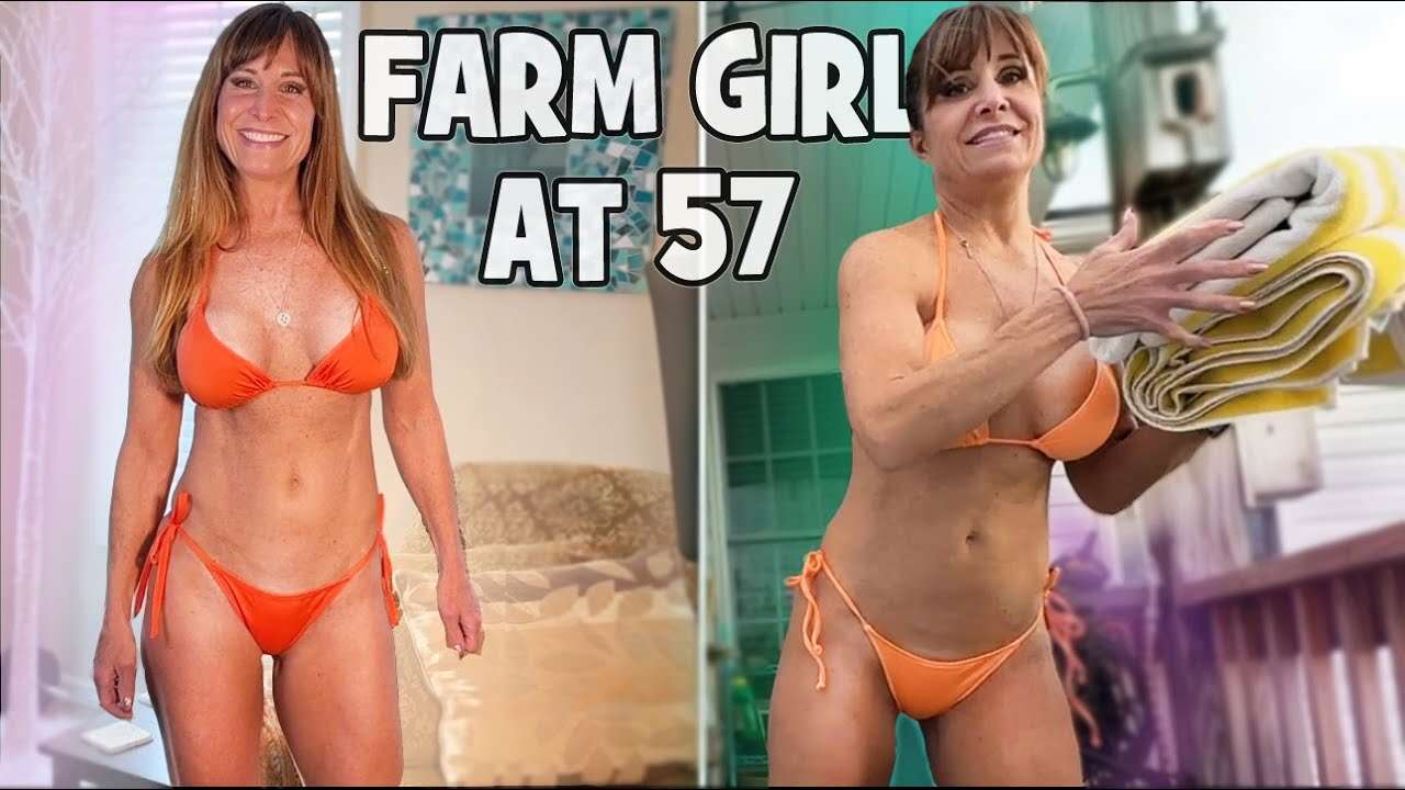 How Near 60 YEAR OLD Farm Girl Stays Fit