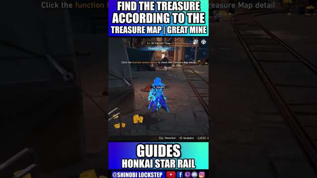 Find the Treasure According to the Treasure Map in Great Mine Honkai Star Rail #shorts