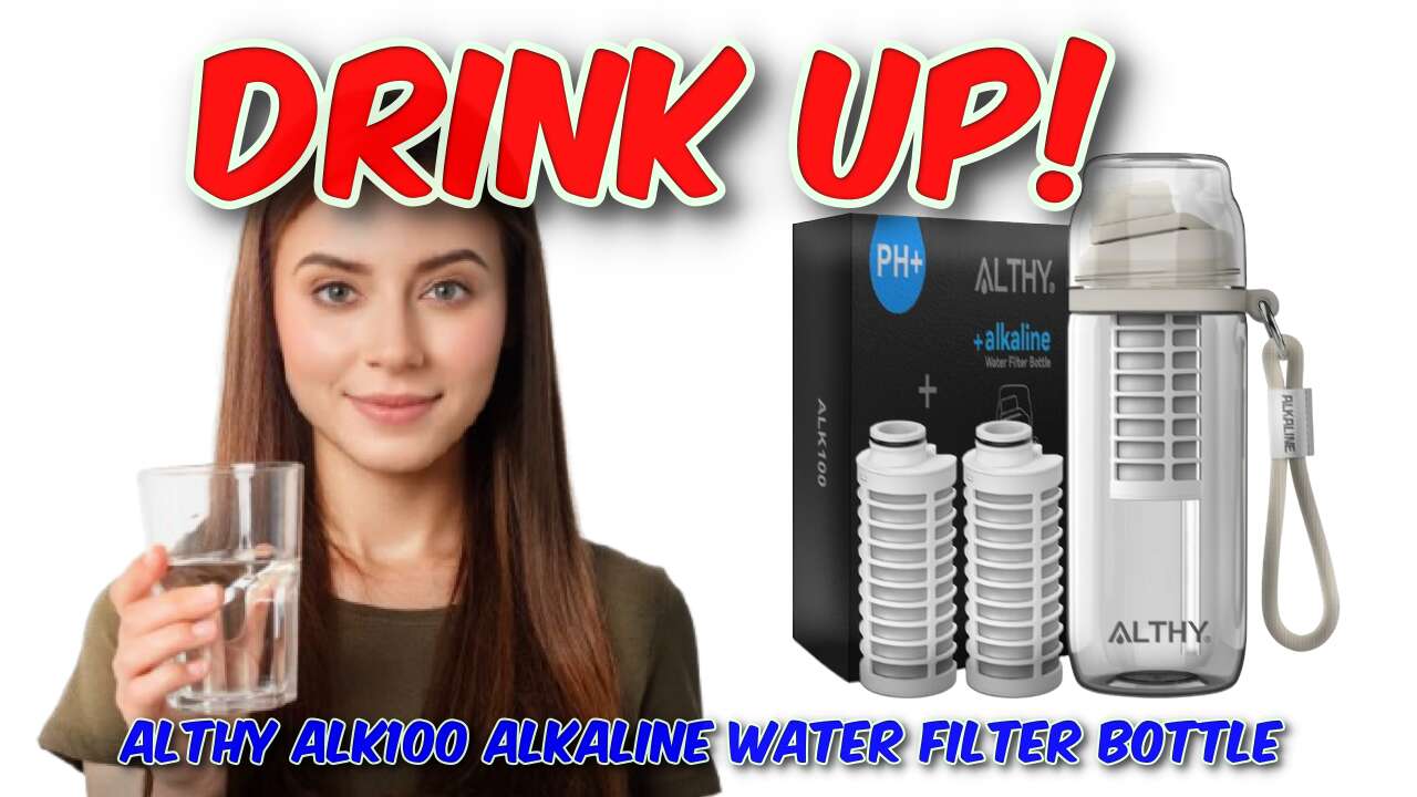 ALTHY ALK100 Alkaline Water Filter Bottle Review