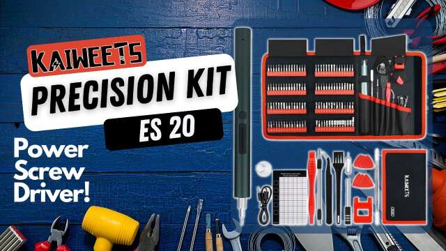 KAIWEETS ES20 | Precision Screwdriver Kit | DIY | Ham Radio | Cell Phone repair
