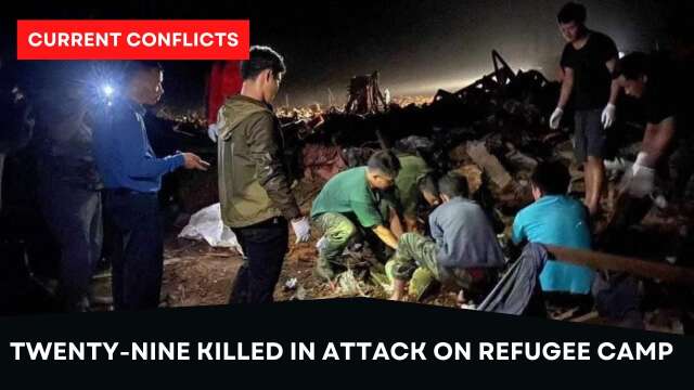 Twenty-Nine Killed in Attack on Refugee Camp