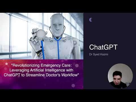 Chat GPT and its role in improving workflows in busy Emergency Medicine Departments