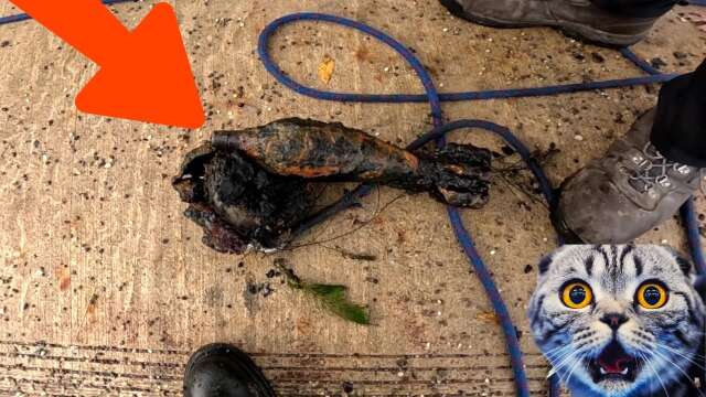 Who's Throwing THIS In The River? Another BOMB Found Magnet Fishing in Ohio