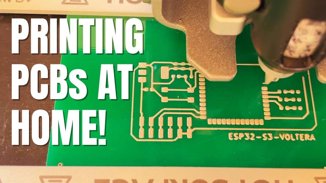 Printing PCBs At Home!
