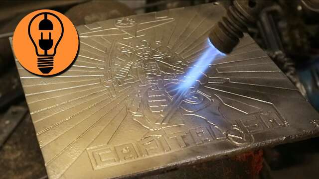 Easy [DIY] brass plating metal - the heat and brass brush method