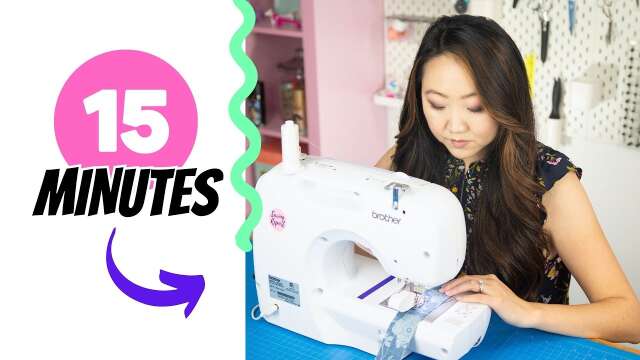 How to Use a Sewing Machine in *15 MINUTES*