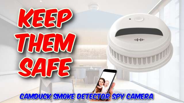CAMDUCK Smoke Detector Spy Camera Review