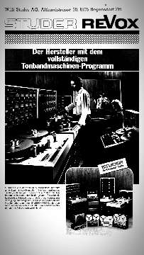 Studer-Revox AG Regensdorf AVA-INFO