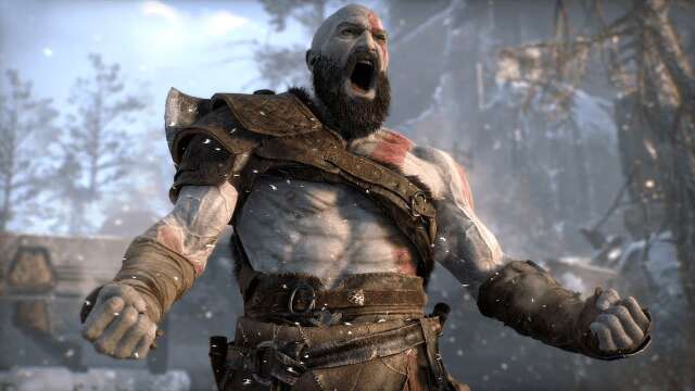 God of War PC Gameplay - Kratos vs Baldur (Blades of Chaos)