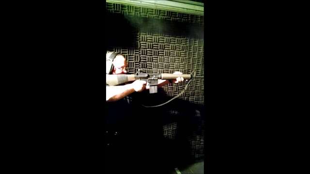 DSS Shawn shooting an AR10