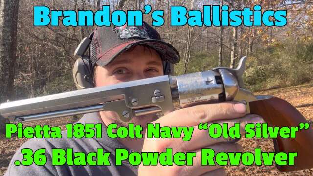 First Looks: Pietta 1851 Colt Navy “Old Silver” .36 Black Powder Revolver
