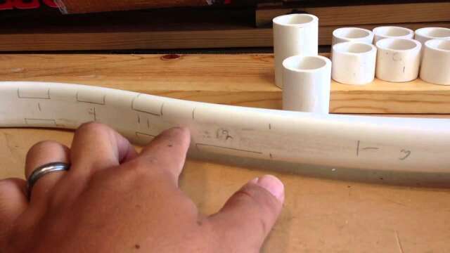 Attempting to make the pvc limb stronger
