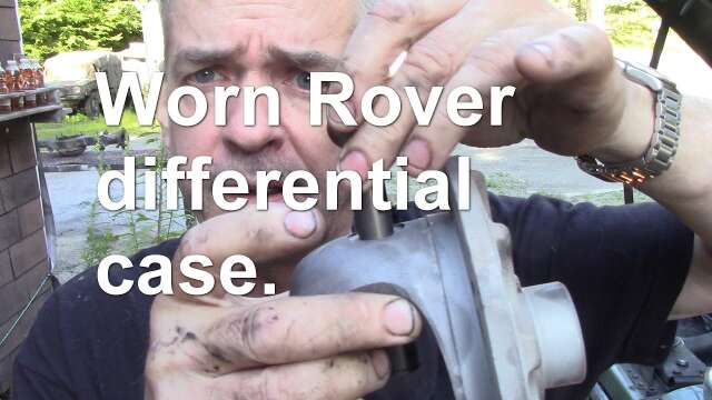 Worn Rover differential case.