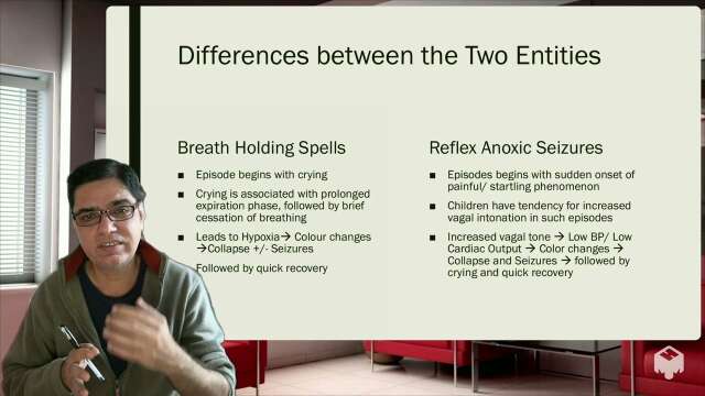 Breaths holding spells vs Reflex Anoxic Seizures