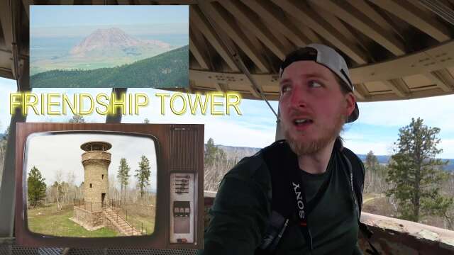 HIGH on Friendship Tower! Hiking on Mount Roosevelt Deadwood South Dakota