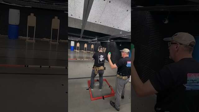 El Pres Classifier in USPSA with the legend Phil Strader on the buzzer at SIG Sauer SEC USPSA League