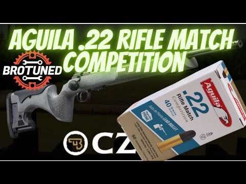 CZ457 LRP - Aguila Rifle Match Competition - Ammo Test - 50 Yards