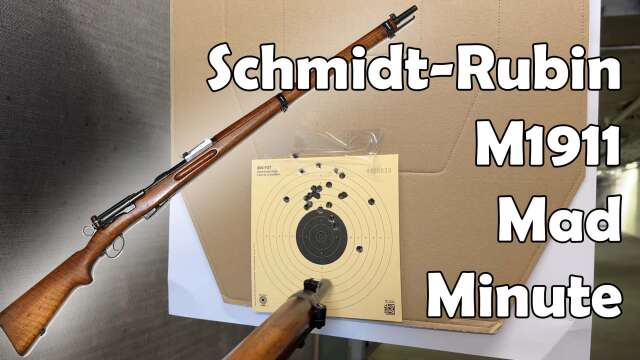 Mad Minute Series: Swiss Schmidt-Rubin IG 1911, 7.5x55 GP11