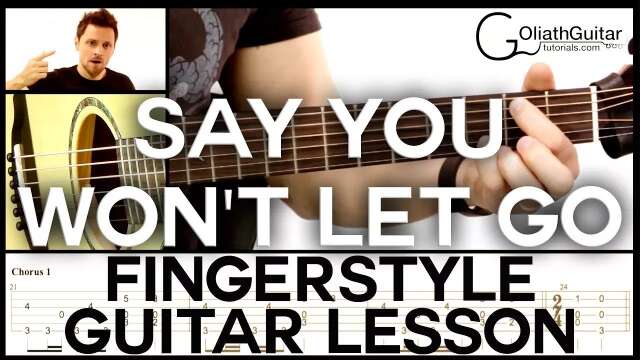 Say You Won't Let Go - James Arthur (Guitar Lesson)