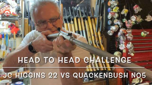 Head to head challenge JC Higgins 22 co2 126.19310 vs 1905 Quackenbush no5