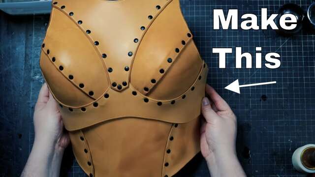 Easy Female Leather Breastplate Build