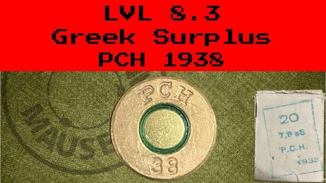 Surplus 8mm Ammo Review: Greek (1938)