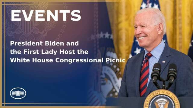 President Biden and the First Lady Host the White House Congressional Picnic
