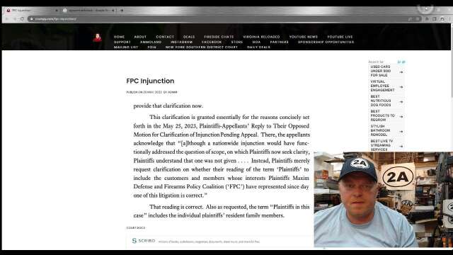 FPC Pistol Brace Injunction Now Applies To Members But I Still Have ?s - Watch To End GOA Members