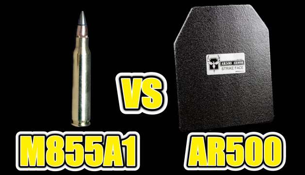 M855A1 vs Ar500 Armor