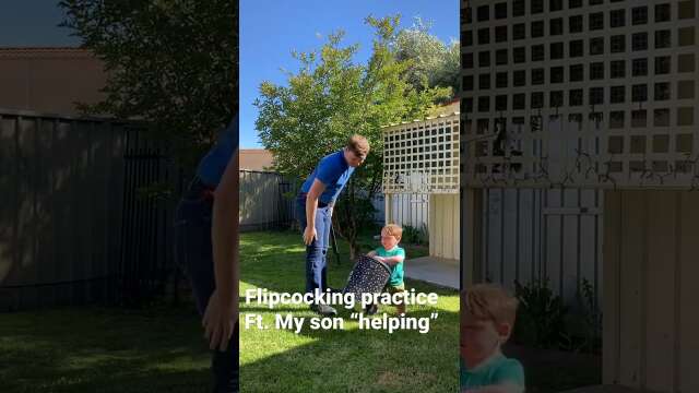 Backyard Flipcocking practice ( IAC 1887 )