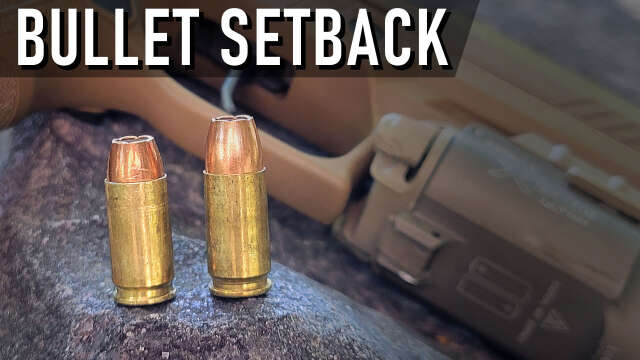 Bullet Setback Effects on Velocity and Pressure
