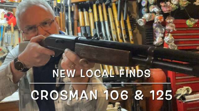 New local finds 2 rare Crosman’s model 106 pistol & 125 Rawhide bb repeater SSP
