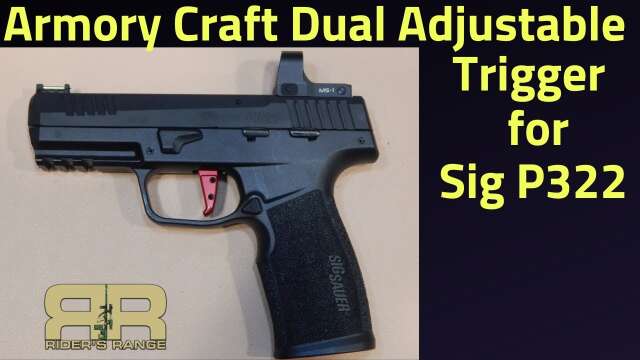 Armory Craft Dual Adjustable Trigger for Sig P322