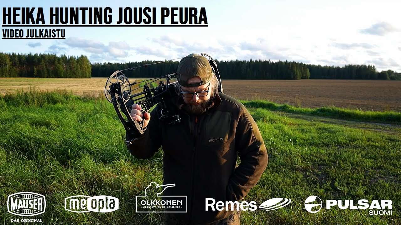 Heika Hunting // jousi peura 2023 // jakso vihdoin pihalla #metsästys #jousimetsästys #jousiammunta