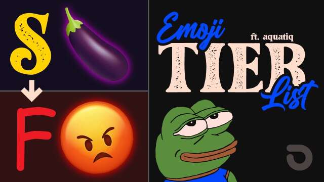 These Are Terrible... | The EMOJI Tier List