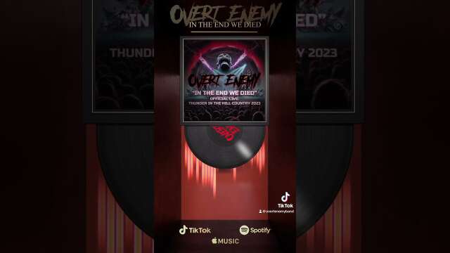 Overt Enemy - In The End We Died (Live) #thunderinthehillcountry #overtenemy #nwotm #thrashmetal