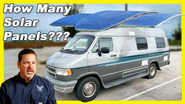 Are Solar Panels Useful Charging Lithium Batteries On A Camper Van?