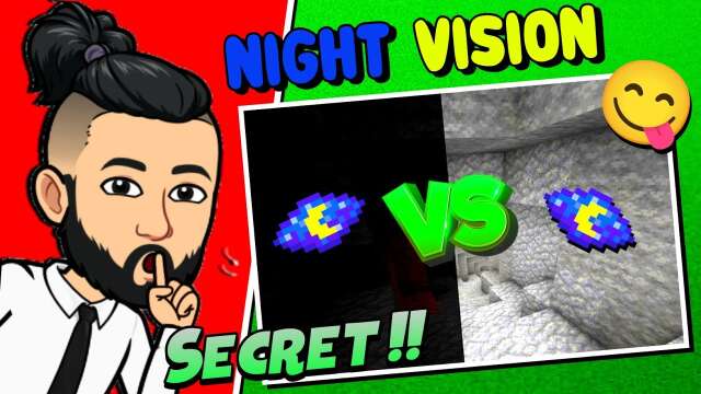 Surviving the Dark with the Night Vision Pack in Minecraft PE