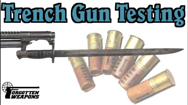 Testing an Original WW1 Trench Gun w/ GI Buckshot: How Does it Pattern?
