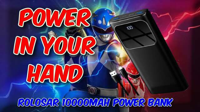 Rolosar DY-201 10000 mAh Power Bank Review.