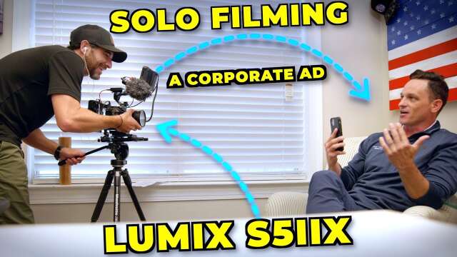 Filming a Small Corporate Ad As a SOLO VIDEOGRAPHER | S5iix + Weebill 3 #lumixs5iix